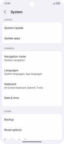 Press System Update. Press System Update.