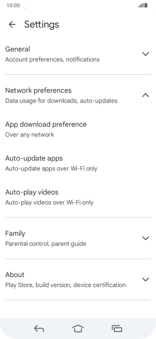 Press Auto-update apps. Press Auto-update apps.