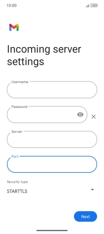 Press the drop down list below 