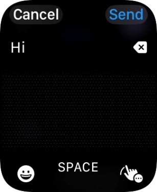 Press the input icon.