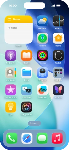 If you're using a Widget Stack: slide up or down on the stack to select the required widget.