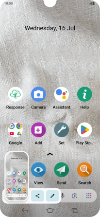 To edit your screenshot, press the screenshot and follow the instructions on the screen to make the required changes.