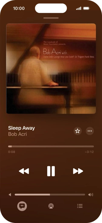 Press arrow right to go to the next audio file.
