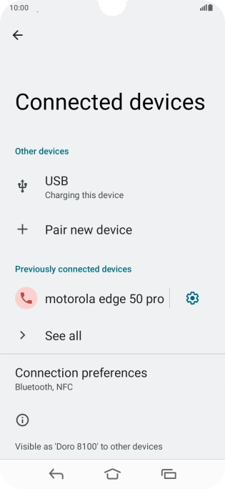 Press the Home key to return to the home screen. Press the Home key to return to the home screen.