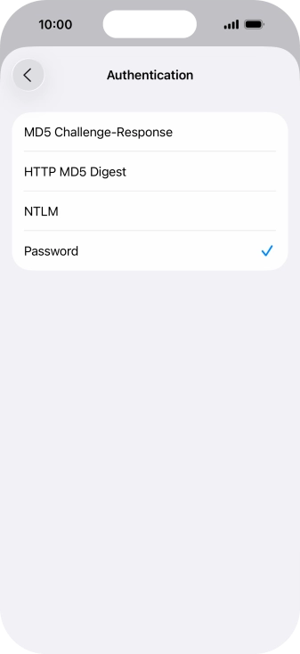 Press Password.