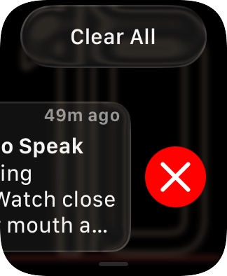 Press the delete icon to remove it.