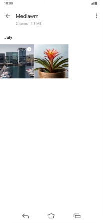 Press and hold any picture or video. Press and hold any picture or video.