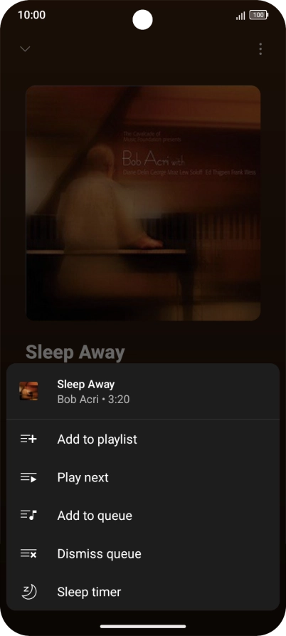 Press the add icon. Press the add icon.