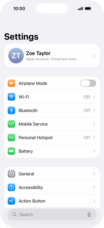 Press Action Button.