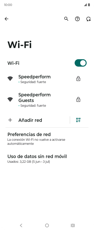 Pulsa la red wifi deseada. Pulsa la red wifi deseada.