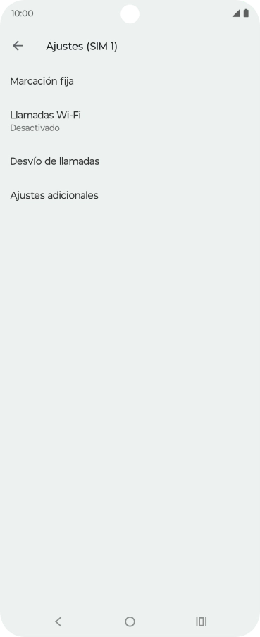 Pulsa Desvío de llamadas.