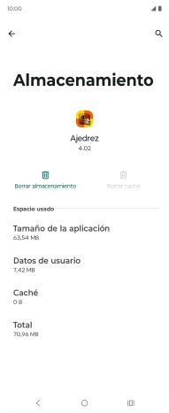 Pulsa la tecla de inicio para terminar y regresar a la pantalla de inicio.