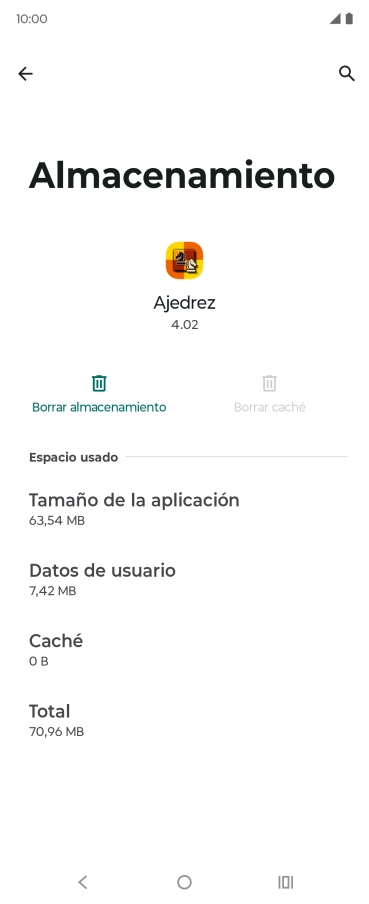 Pulsa la tecla de inicio para terminar y regresar a la pantalla de inicio.
