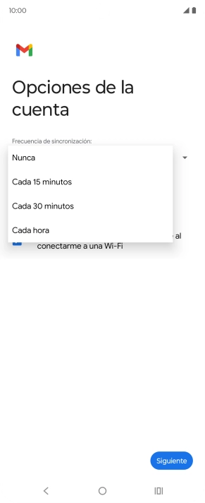 Pulsa el ajuste deseado. Pulsa el ajuste deseado.