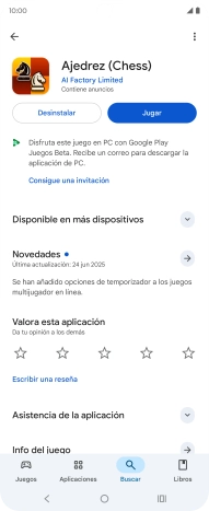 Pulsa Desinstalar.