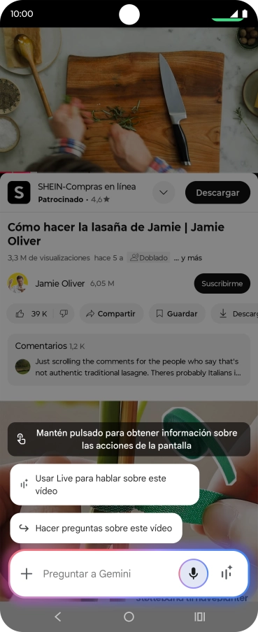 Pulsa Hacer preguntas sobre este vídeo. Pulsa Hacer preguntas sobre este vídeo.