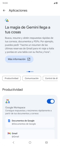 Pulsa el indicador junto a la extensión deseada para activar la función. Pulsa el indicador junto a la extensión deseada para activar la función.
