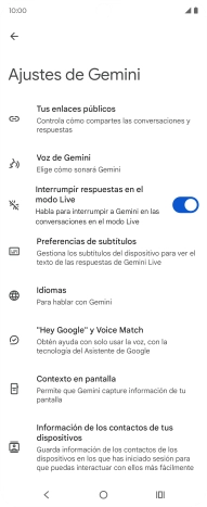 Sigue las indicaciones de la pantalla para seleccionar los ajustes deseados. Sigue las indicaciones de la pantalla para seleccionar los ajustes deseados.