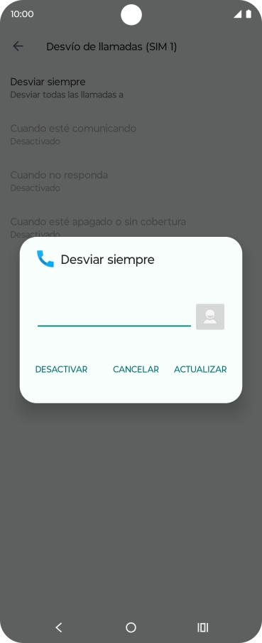Pulsa DESACTIVAR. Pulsa DESACTIVAR.