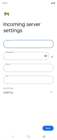 Press the field below 