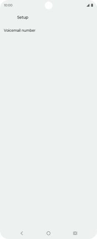 Press Voicemail number.