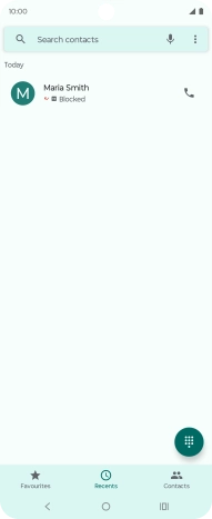Press the Home key to return to the home screen.