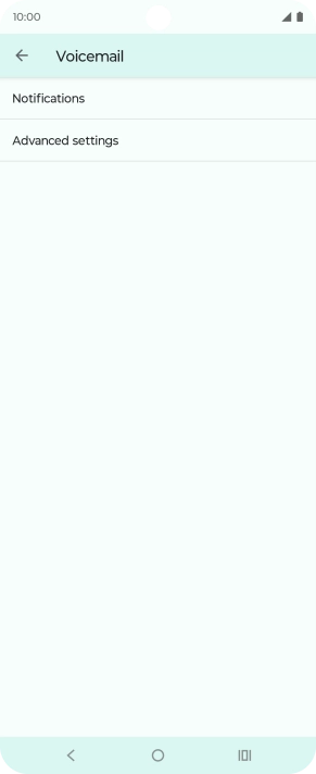 Press Advanced settings.