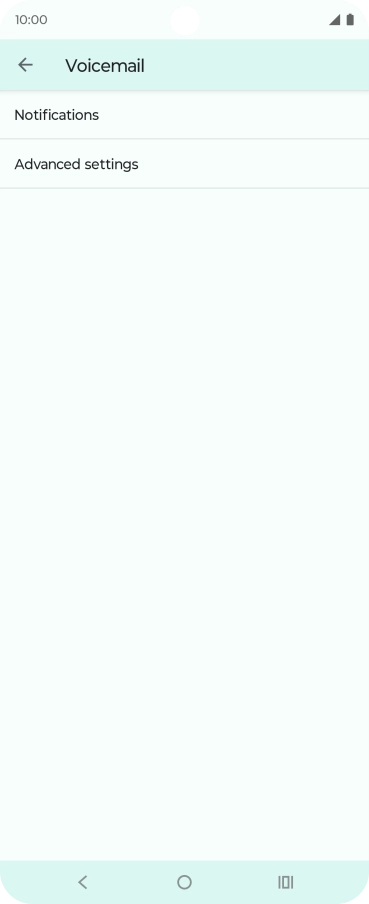 Press Advanced settings.