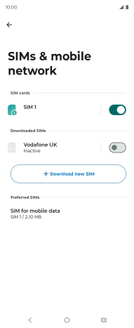 Press the required price plan.