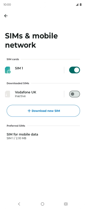 Press the required price plan.