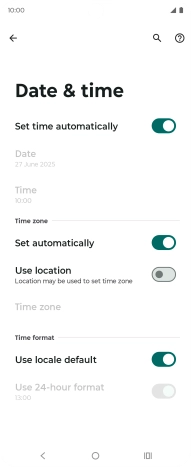 Press the Home key to return to the home screen.