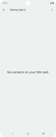 Press the menu icon.