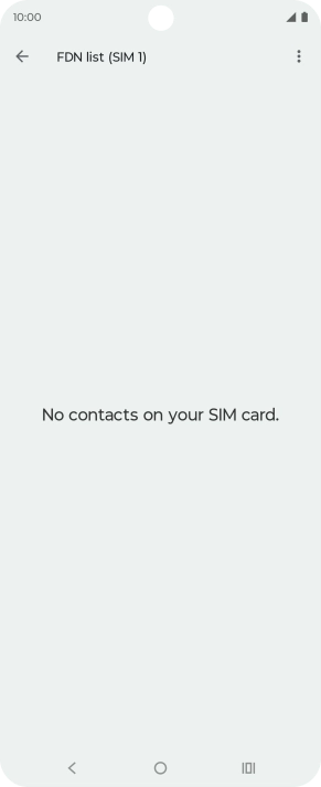 Press the menu icon.