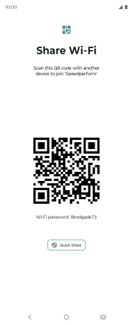 Place the QR code inside the camera frame on the other device to scan the code.