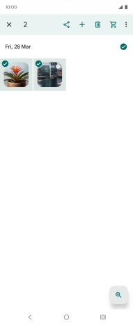 Press the share icon. Press the share icon.