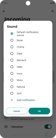 Press the required message tones to hear them.