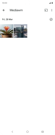 Press and hold any picture or video. Press and hold any picture or video.