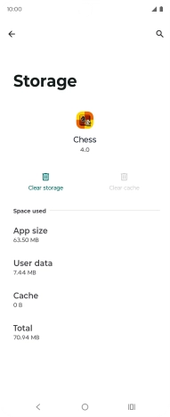 Press the Home key to return to the home screen.