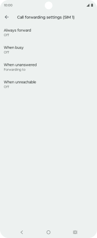Press the Home key to return to the home screen.