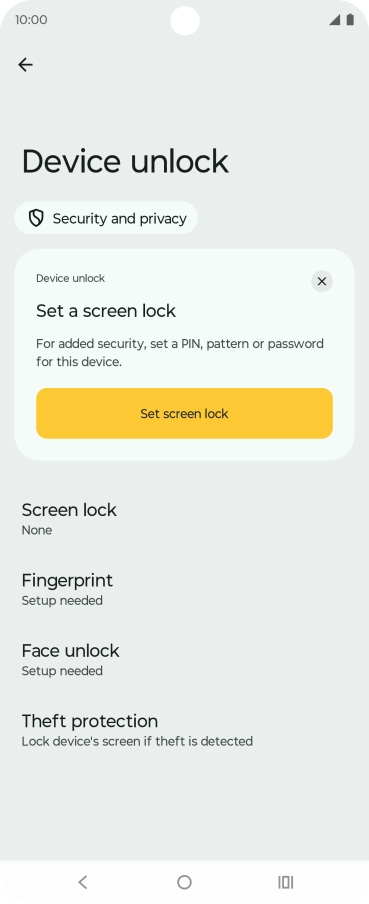 Press the Home key to return to the home screen.