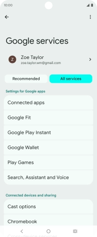 Press Search, Assistant and Voice.