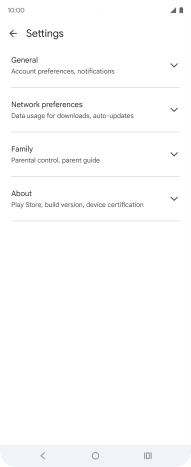 Press Network preferences.
