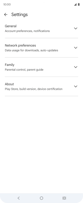 Press Network preferences.