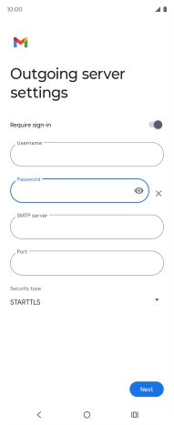 Press the field below 