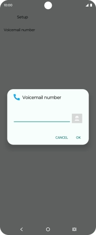 Key in +447836121121 and press OK.