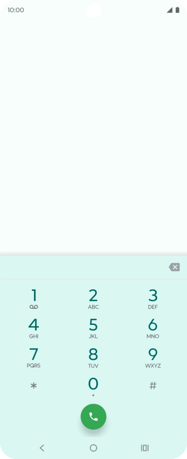 Press and hold number key 1 to call voicemail. Follow the instructions to listen to your messages.