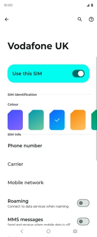 Press the Home key to return to the home screen.
