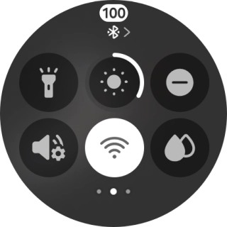Pulsa el icono de wifi para activar o desactivar la función.