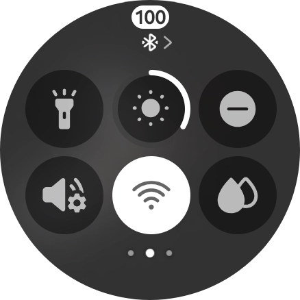 Pulsa el icono de wifi para activar o desactivar la función.