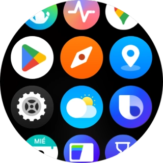 Pulsa el icono de ajustes.